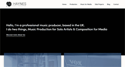 Desktop Screenshot of haynesmusic.com